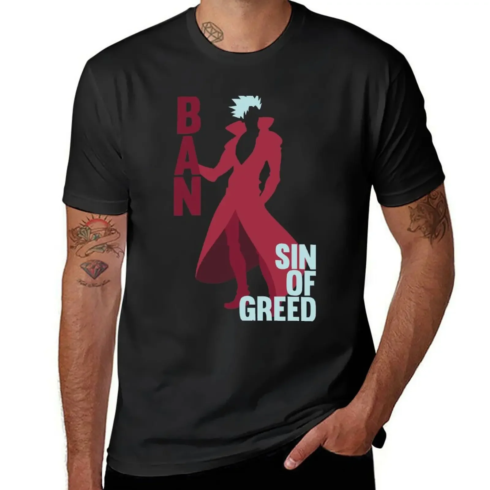 Ban Sin of Greed - Nanatsu No Taizai T-Shirt essential t shirt anime stuff tops mens shirts graphic tee