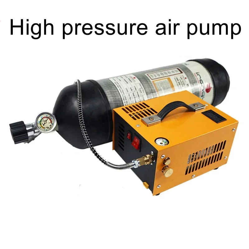 

High-pressure air 12V car 30mpa electric 40mpa compressed air pump with power supply