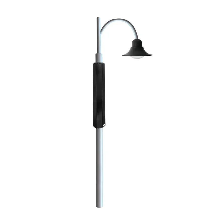 Hybrid Solar + Grid Battery Backup LED Solar Garden Light IP66 Outdoor Road Decorative 20W-80W Landscape Options