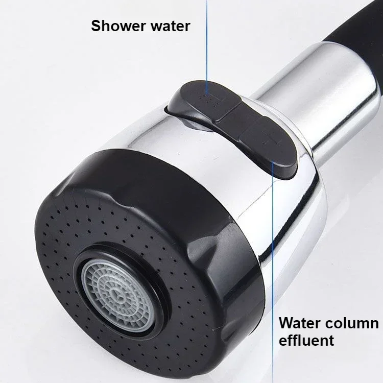 360° Rotation Kitchen Faucet Household Single Handle Sink Basin Faucet 2 Modes Spray Hot and Cold Mixing Tap Bathroom Faucets