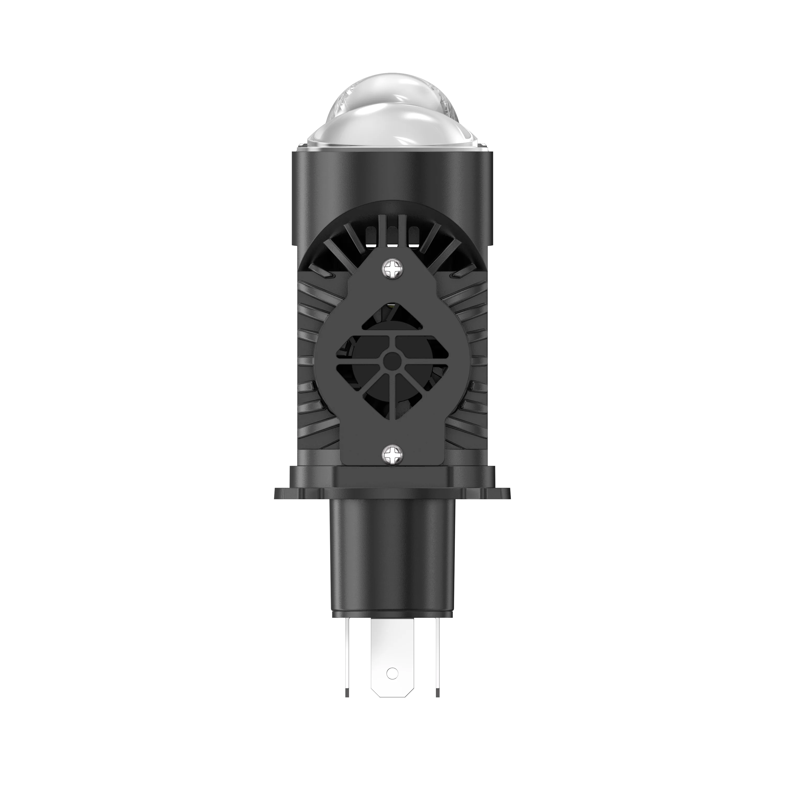 H4 Bi LED Mini Projector Lens LED Car Headlight Bulb 100W CANBUS Turbo Auto Bulb H4 Triple Color Light Fog lamp /Red Devil Eyes