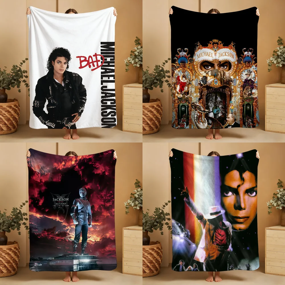 Singer M-Michael Jackson Blanket Soft Warm Furry Throw Super Kids Toys Bed Sofa Car Cradle