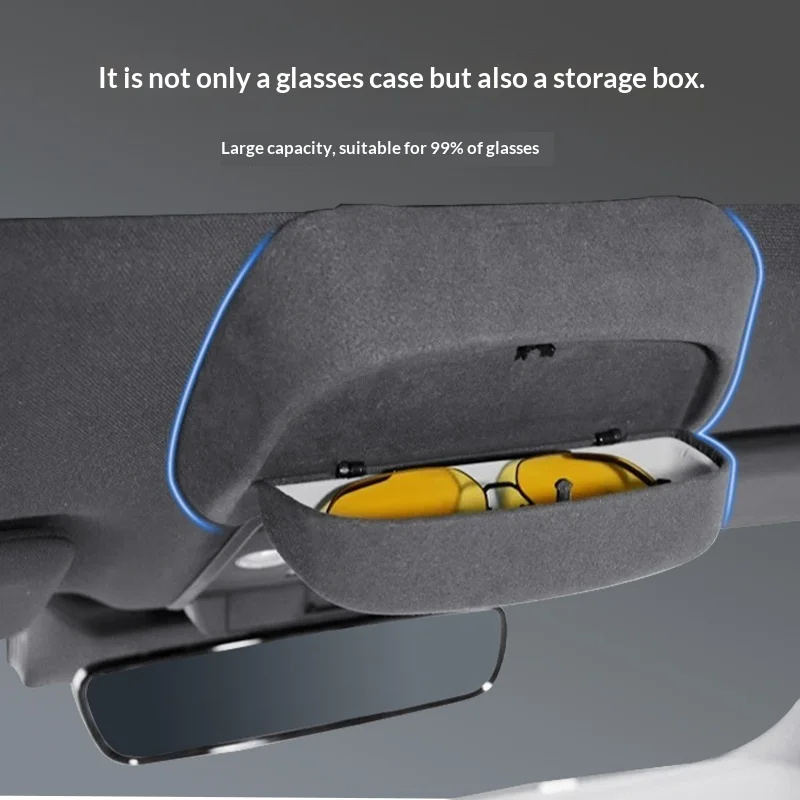 For BYD Song L/Sea Lion/Yuan PLUS/Atto 3 Car Glasses Case Roof Sunglasses Storage Clip Interior Modification Accessories 3