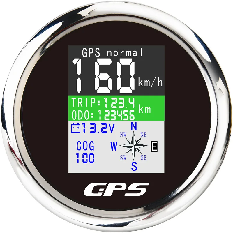 

Цифровые GPS-спидомеры 85 мм, 0-600 км/ч, измерители Mph Show, одометры с функцией вольтметра для автомобиля, лодки, универсальные