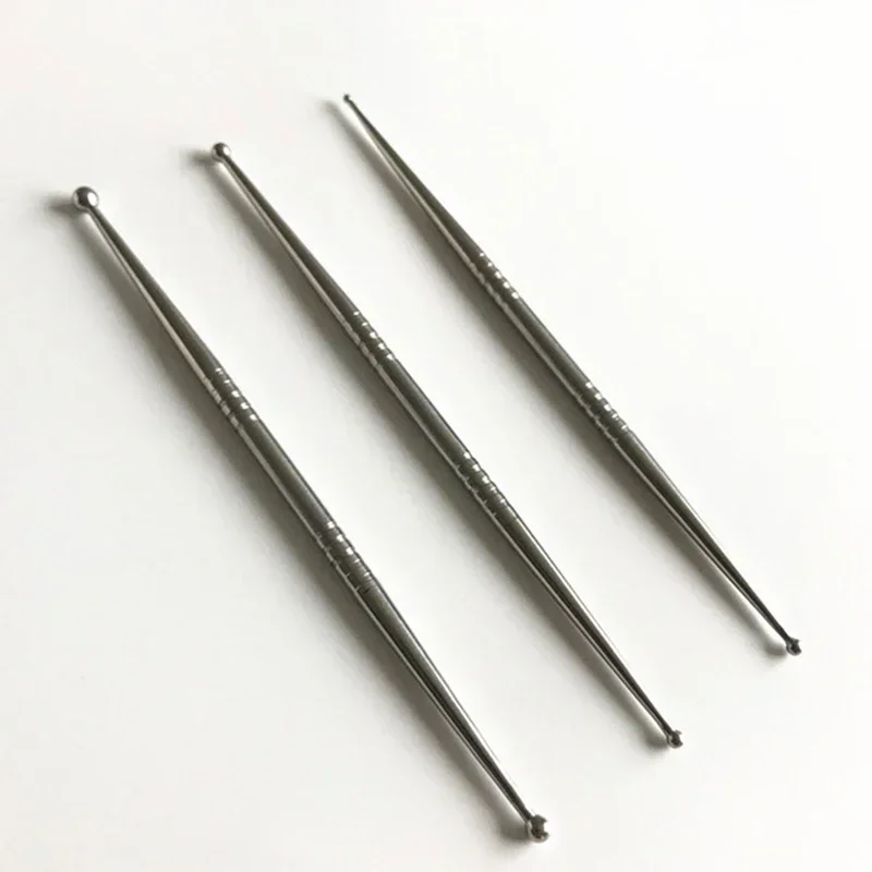 3Pcs Stainless Steel Double Head Clay Sculpting Tools Set  Pottery Molding Carving DIY Tool