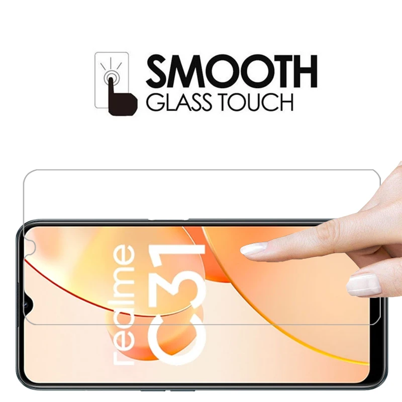 Realme C31用スマホケース 強化ガラス付き realmec31 c 31 31c バックカバー 360°保護 realmi real me mi reali relme reame ralme c31ケース