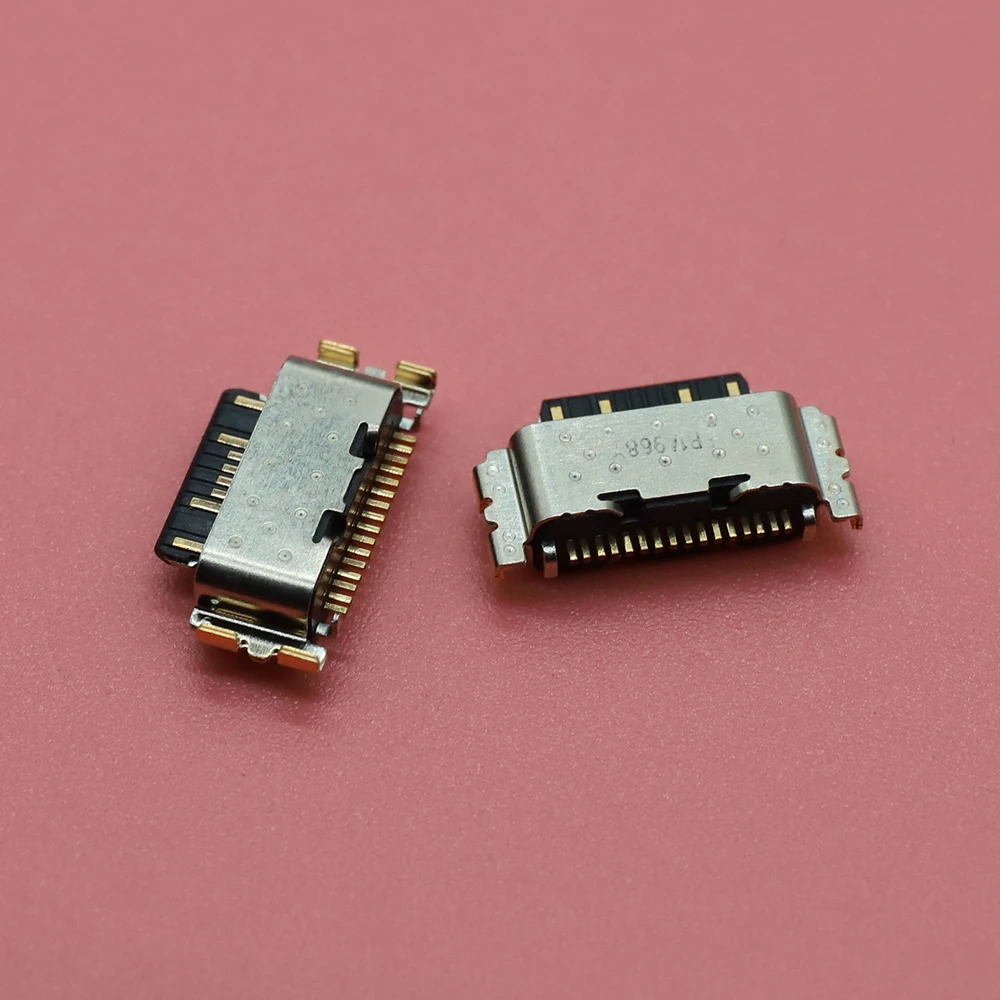 10-100 قطعة الأصلي ل Xiaomi Redmi 10C/نوت 11 11S 11E 12 USB شحن ميناء حوض التوصيل شاحن مقبس توصيل إصلاح أجزاء