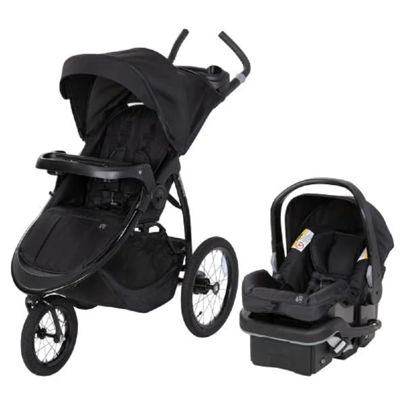 Expedition® Race Tec™ PLUS Jogger Travel System with EZ-Lift™ PLUS Infant Car Seat, Ultra Black，home.