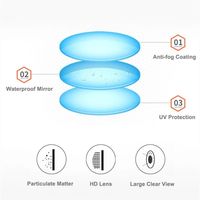 PC Anti-fog Diving Goggles Waterproof Anti-UV Swimming Goggles Electroplated Adjustable UV Protection Swim Eyewear Water Sports