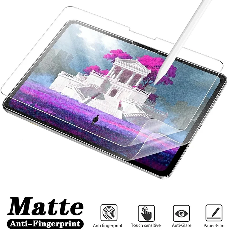 Matte Screen Protector For iPad Pro 12.9 6th 5th 4th 3th 2th 1th Generation For iPad Pro 2022 2021 2020 2018 2017 2015 Accessory