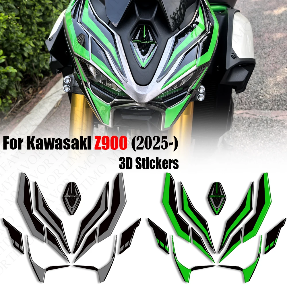 Z 900 Motorcycle Stickers For kawasaki Z900 SE Motorcycle Accessories Tank Pad Protector 3D Waterproof Decals 2025 2026