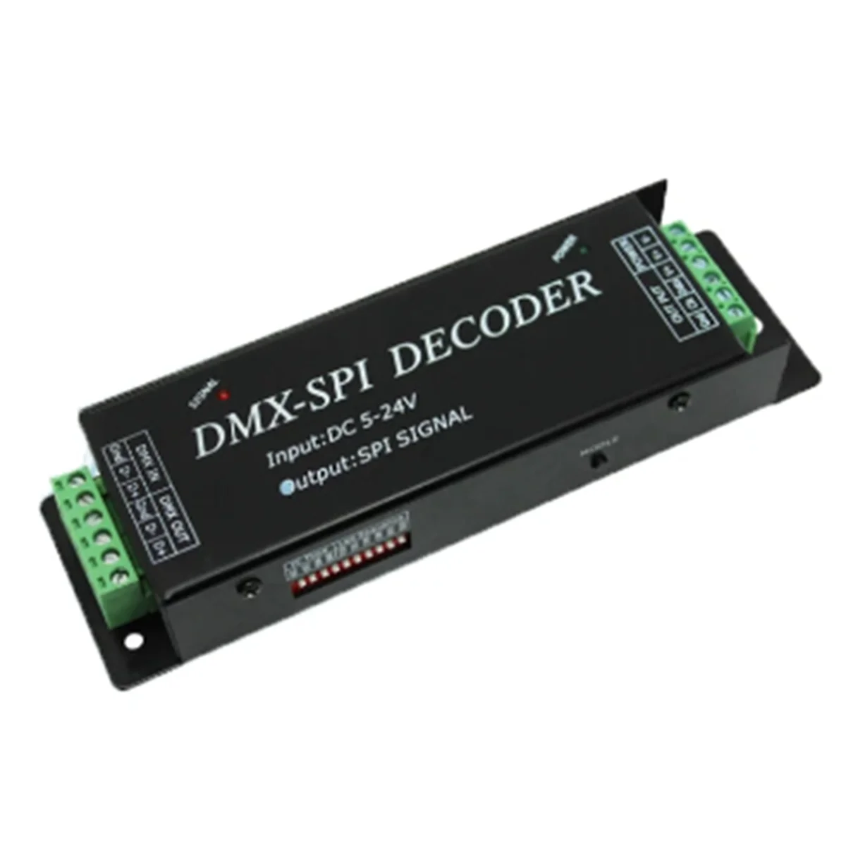 ABZV-DMX200 SPI Signal LED Controller DMX zu Decoder für 2801 6803 2812 2811 Streifen Licht Band DC5V 12V 24V