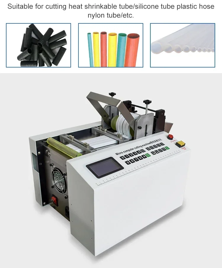 High accuracy shrink tubing cutting Paper  sleeve cutting machine