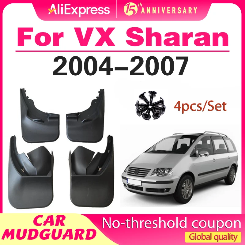 

For Volkswagen Sharan 2004 2005 2006 2007 Fender Mudflaps Splash Guards Mudguards Mud Flaps car Accessories