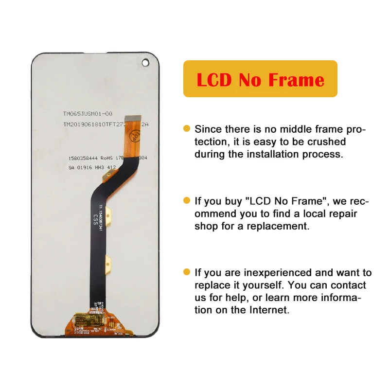 6.6'' Original LCD For Infinix Hot 9 X655F Display Assembly Digitizer Touch Screen For Infinix Hot 9 X655C X655 X655D LCD