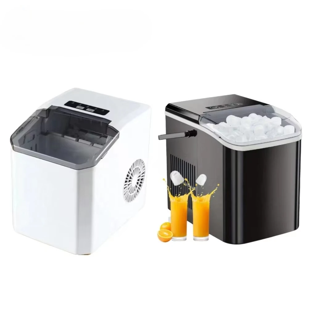 

Portable Automatic Ice Maker - Mini Electric Ice Machine for Home, Fast Ice Production, Instant Cooling