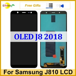 LCD For Samsung Galaxy J8 2018 J810 Display Touch Screen J810G J810Y J810F Digitizer Assembly Replacement With Free Tools