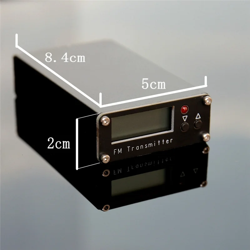 

-AT52 2KM FM Transmitter 0.5W FM Transmitter 76-108Mhz Stereo USB TYPE-C For Churches CAR Radio Broadcast