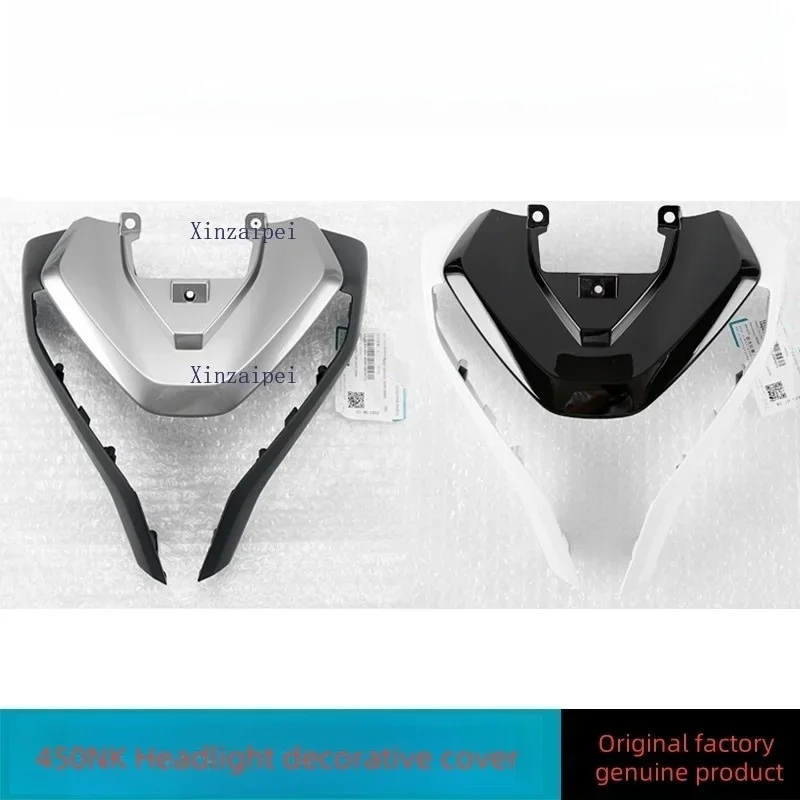For CFMOTO 450NK Front Headlight Assembly Guard Shell Guard Plate Trim Cover CF400-7 Motorcycle Original Parts Accessories