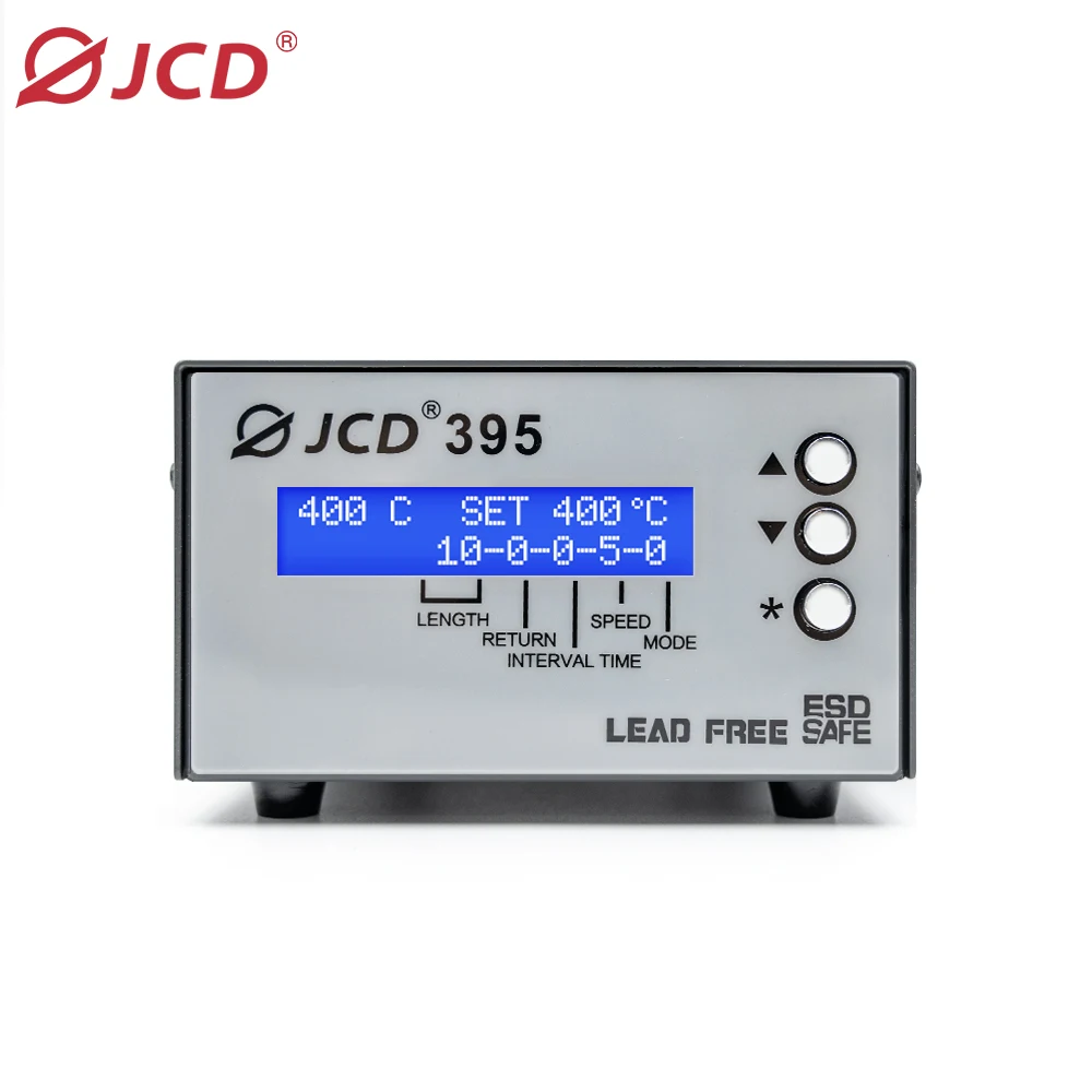 JCD 395 Automatic Tin Discharge Soldering Station 75W High-Power Fast Heating Soldering Iron HD Screen Display Welding Tools