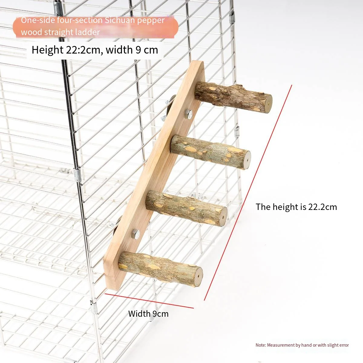 Échelle d'escalade interactive en bois pour perroquet et oiseau, jouet en peau de tigre, meulage, griffe, bec, accessoires, fournitures