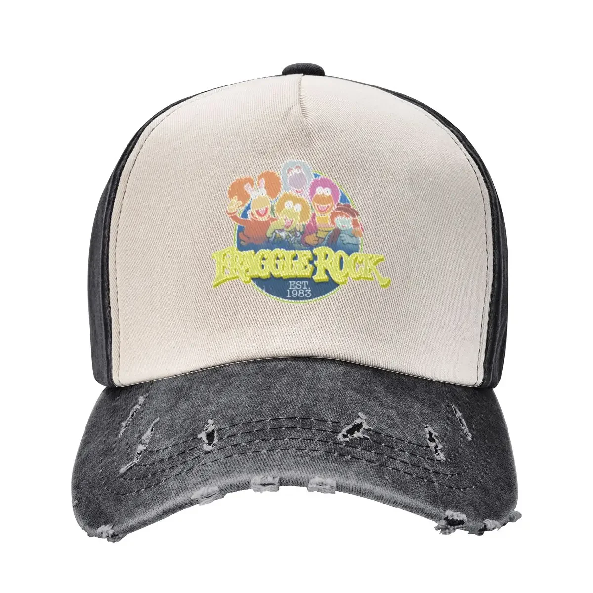 Fraggle Rock Band Vintage 80s Baseball Cap Brand Man cap tea Hat Uv Protection Solar Hat Beach Outing Male Women's