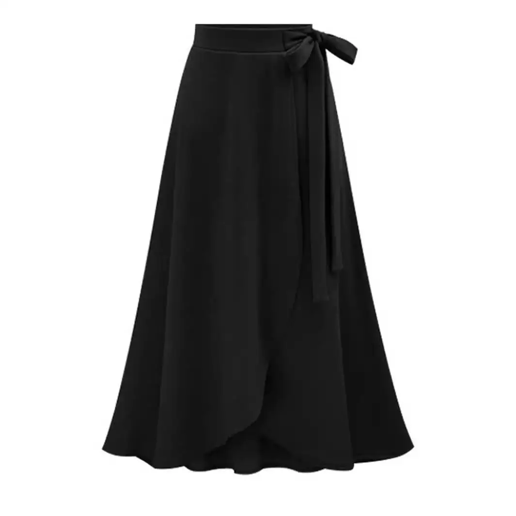 

High Waist Asymmetrical Midi Skirt Women's Premium Faion Ciwalk PVC Fabric H-ape Batwing Sle Winter Collection