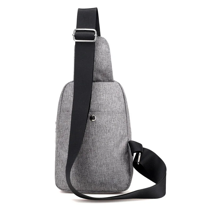 Neue Herren tasche einfache lässige Nylon Brust Sport Schulter Messenger Outdoor-Reise Umhängetaschen