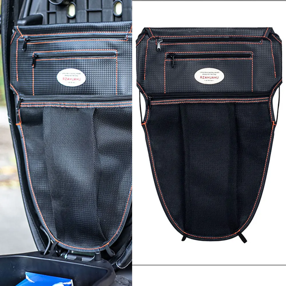 Universal Scooter Under Seat Storage Bag Motorcycle Seat Bucket Organizer Pouch Fabric Underseat Storage Bag Motorbike Electric
