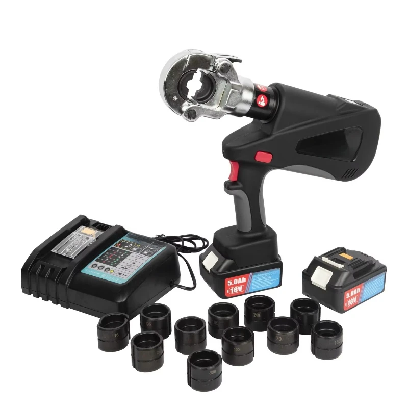 

ZC1-300 Электрические гидравлические обжимные клещи Перезаряжаемые клещи непрерывного обжима Гидравлические клещи с цифровым дисплеем