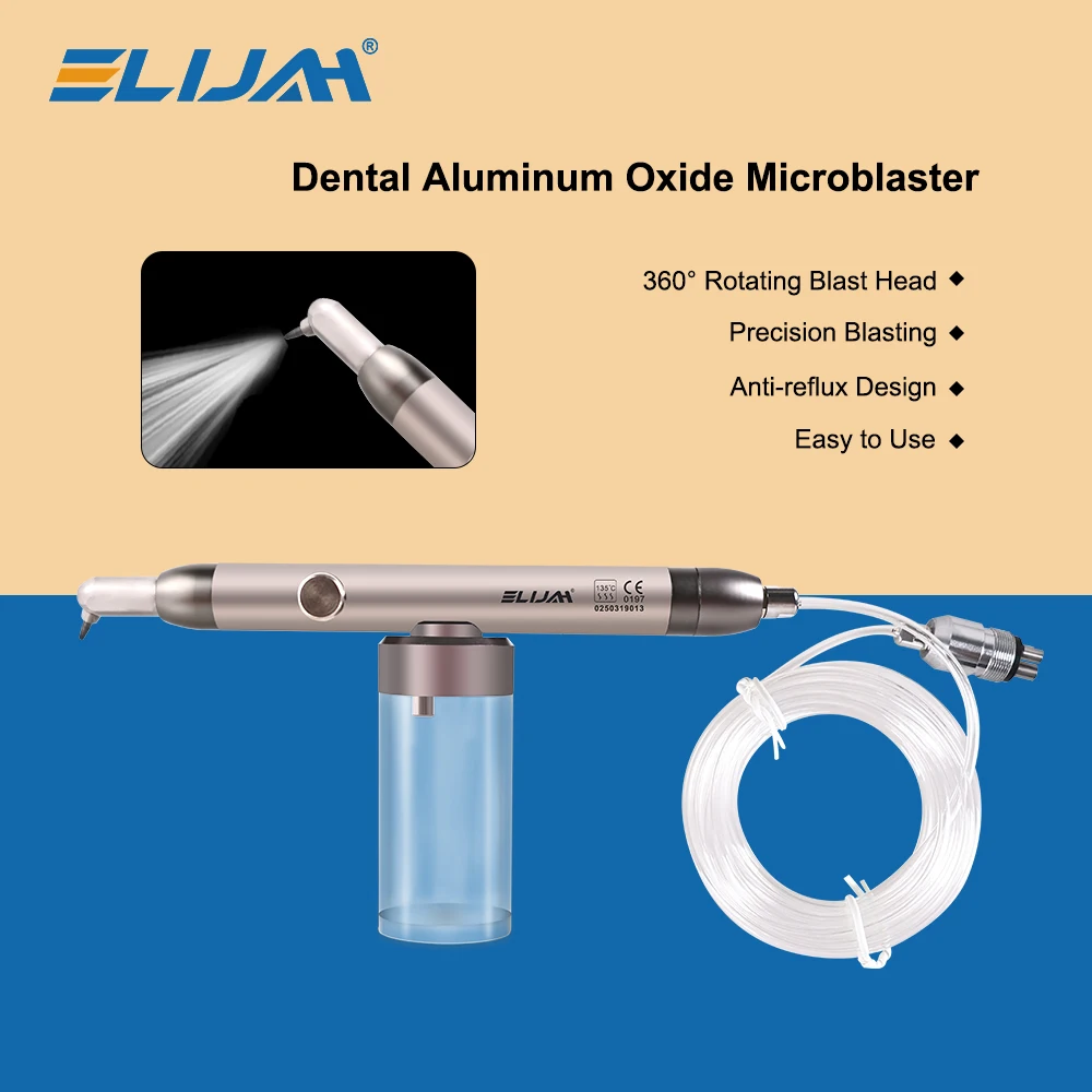 

ELIJAH стоматологический микротрайлер, пескоструйная обработка, оксид алюминия, микробластер, стоматологический глинозем, воздушный абразивный полировщик, стоматологический наконечник