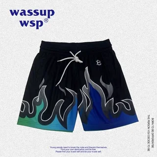 

Новые летние мужские спортивные шорты Wassup 2026 в американском стиле для пляжа, быстросохнущие, дышащие, длиной три четверти