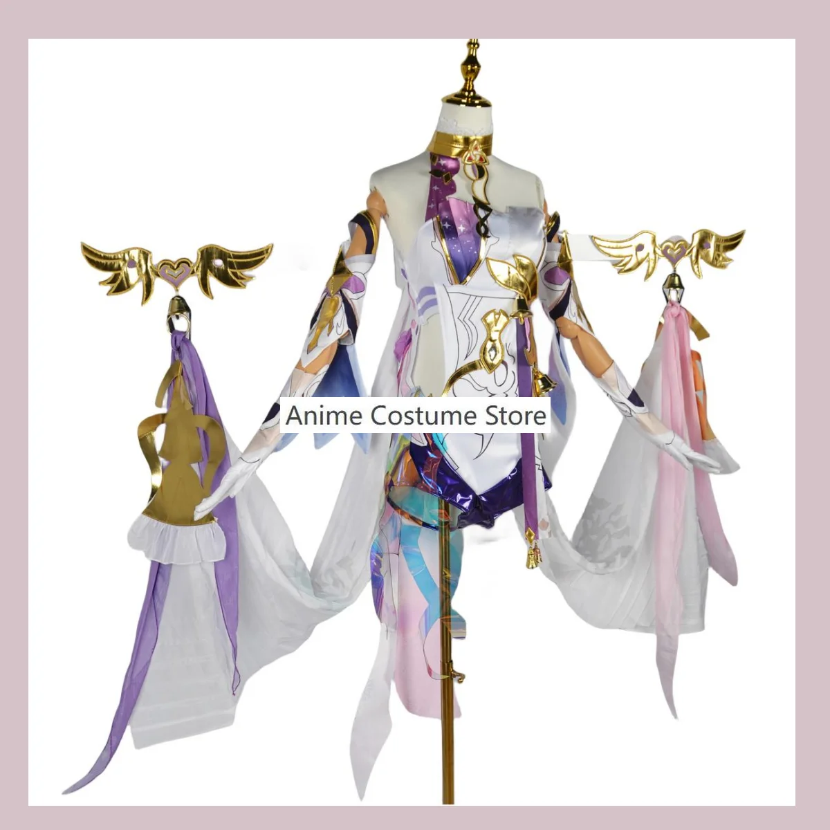 Anime Game Honkai Impact 3 Elysia Cosplay Costume Herrscher Of Human Ego parrucca tute stivali donna Sexy Halloween Suit