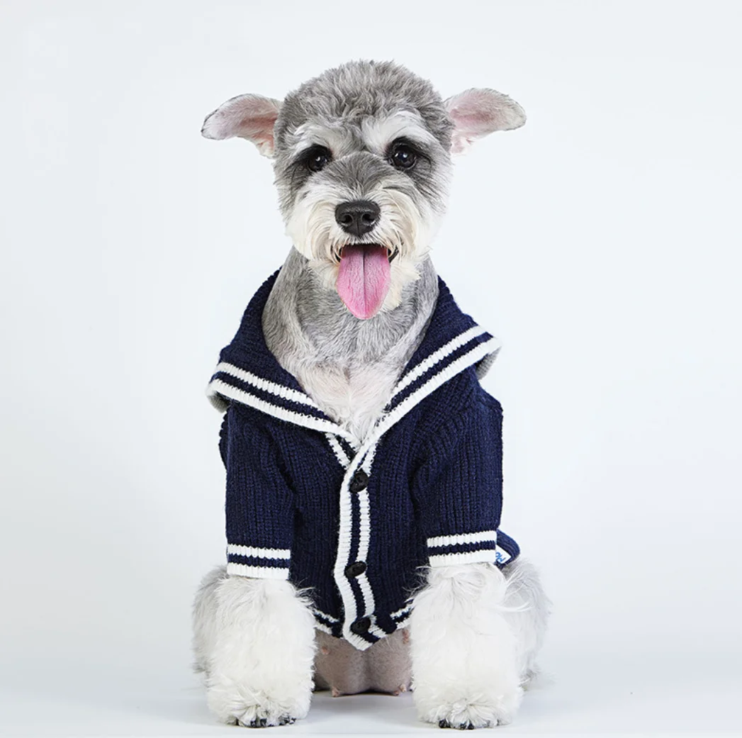 Dog Cat Sweater Hoodies Pullover Pet Clothes Doggy Vest Shirt Warm Kitten Knitwear Small Dog Sweatshirt Autumn Winter Outfits