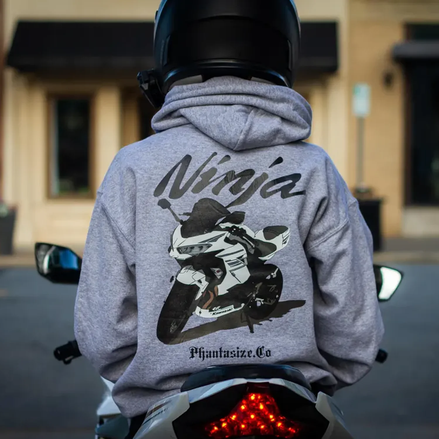 

Kawasaki Ninja 400 Hoodie Adult Streetwear Hooded Unisex Motorcycle Sweatshirts Pullovers Tracksuit Clothing