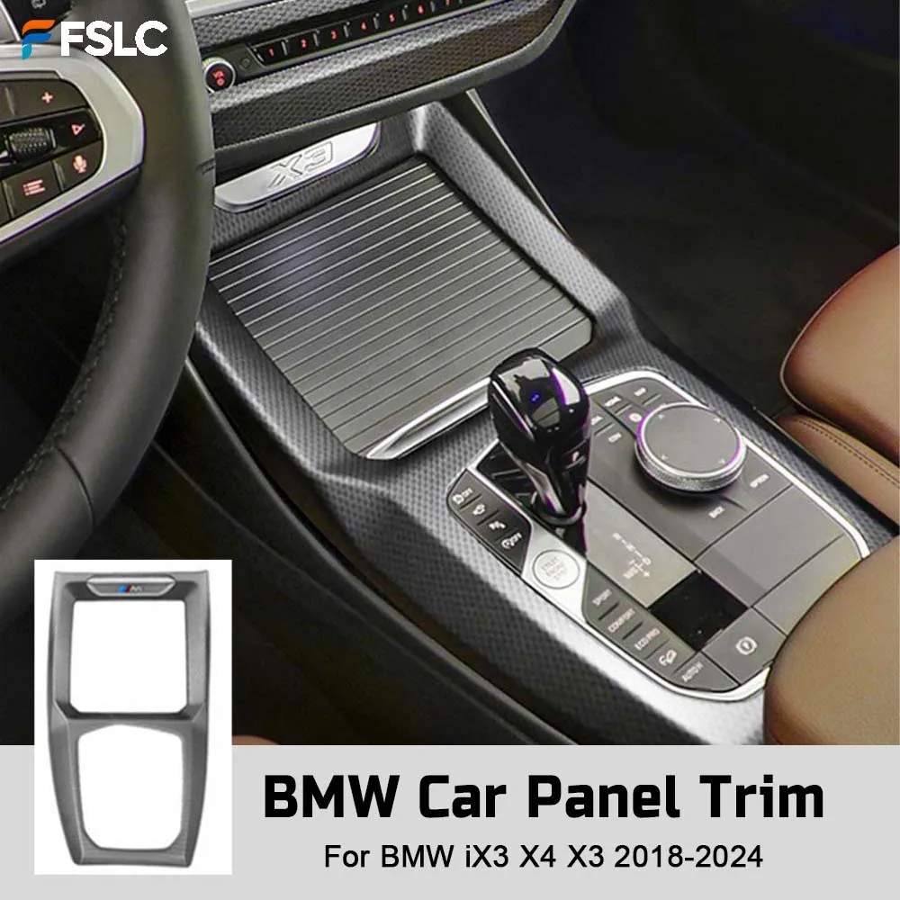 

Interior Accessories For BMW IX3 X4 X3 Diamond Pattern Decorative Stickers Air Vents and Center Console Gear Panels