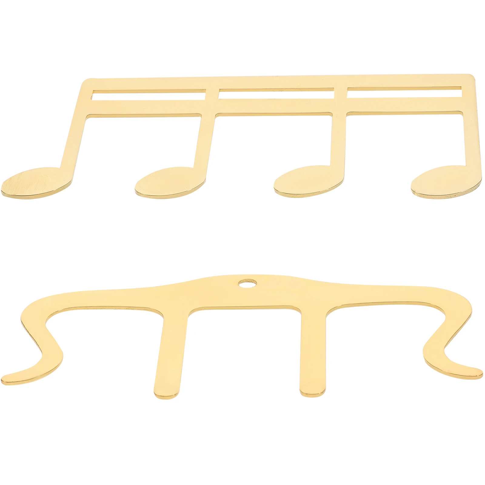 

2pcs Book Clip Iron Page Holder For Music Scores Recipes Magazines Portable Music Note Shaped Clamp Musicians Gift Piano Guitar
