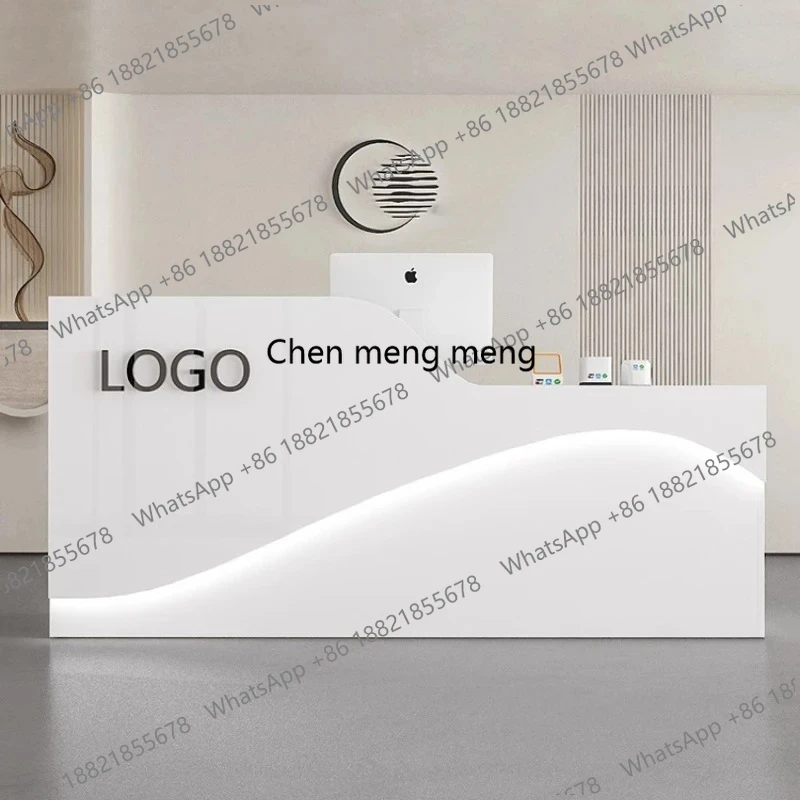 Counter Storage Reception Counter Desk Beauty Salon Commercial Luxury Business Supermarket Desk Office Server Beauty Salon Home