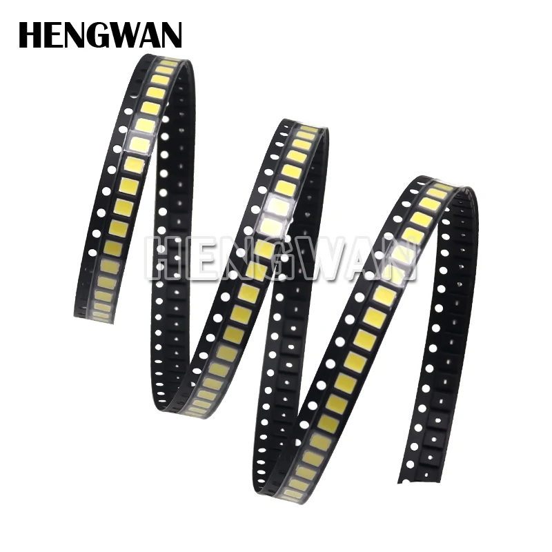 100pcs High Brightness SMD LED 2835 1W 0.5W 0.2W White 3V 6V 9V 18V 36V 150MA/100MA/30MA/60MA/80MA 6000-6500K