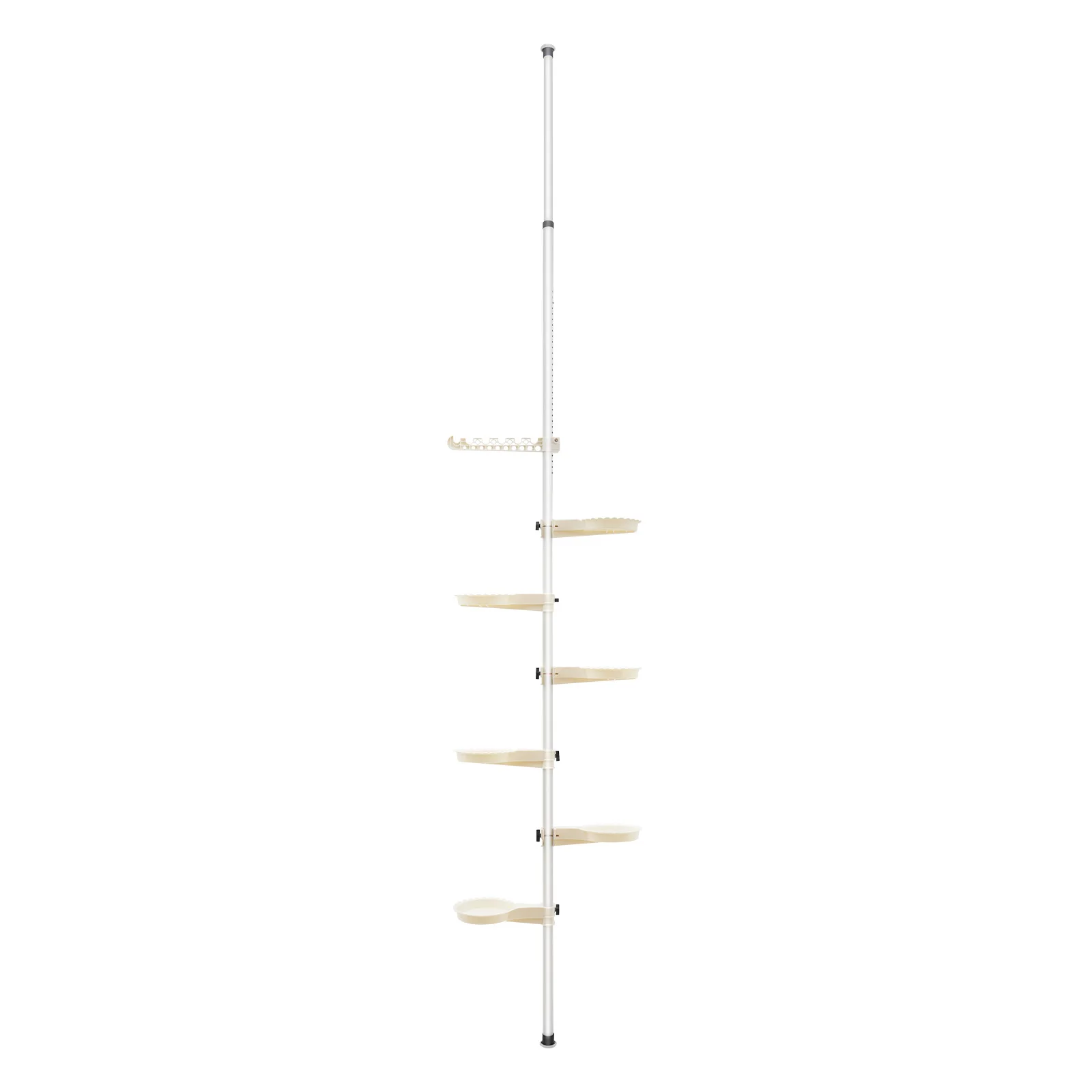 

7-Tier Indoor Plant Stand, Corner Plant Stand Indoor, Flower Display Rack with 2 Anti-slip Covers for Homes, Offices, Stores
