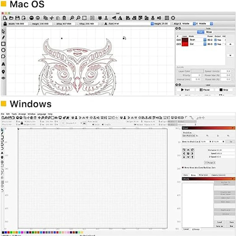 Imagem -02 - Chave de Licença Twotrees Lightburn para Todas as Marcas Software de Controle de Gravador Gcode para Máquina de Gravação a Laser Acmer Tts Tts Pro