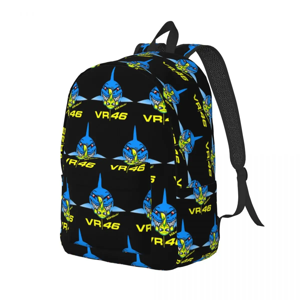Motorcycle Racing Motor Rossi  Backpack Daypack Large Capacity Boys Girls BookBag School Bag Shoulder Bags for Men Women