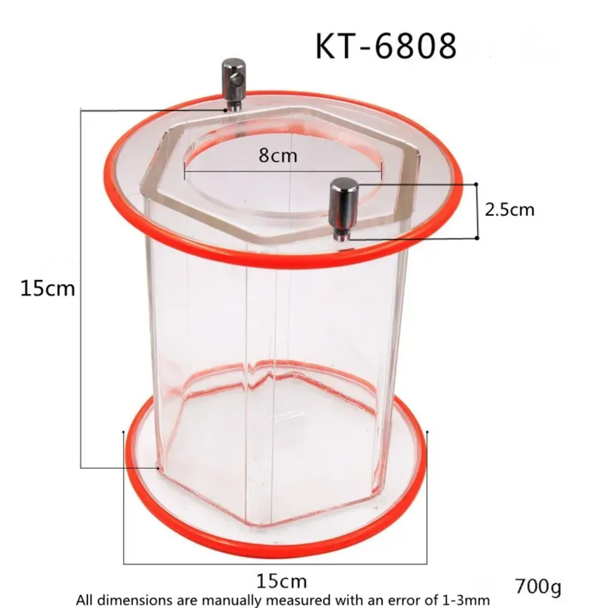 Rock Polishing Rotary drum/bucket for KD KT-6808 tumbler, Jewellery Polisher Jewelry DIY Tool Capacity 3 kg Rotary Drum/bucket
