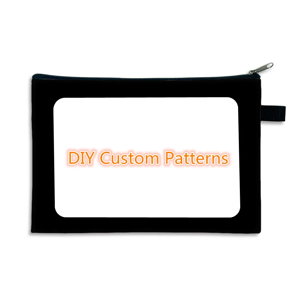 DIY Customize Logo Image Name Advertisement ,Coin Purse Ladies Storage Bags Boys Girls Wallet Kids Custom Photo Gifts Money Bags view 3