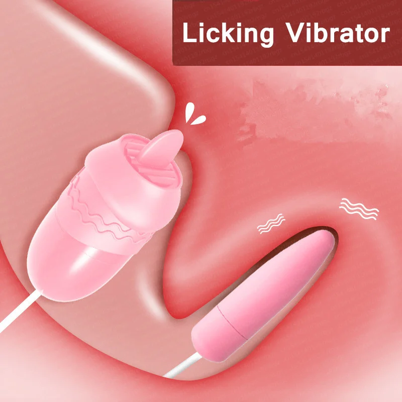 Love Egg USB Charge Licking Vibrator Sucker Clitoris Stimulator Female Masturbator Sexy Games Sex Toys For Couples Erotic Goods