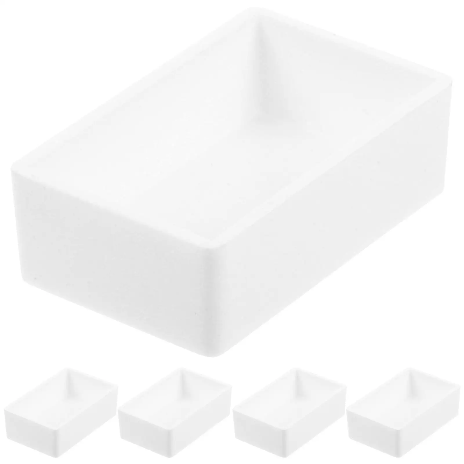 

24 Pcs Watercolor Paint Pan Empty Half Small Palette Mini Tray Kit Pigment Compartment Mixing Storage Portable Supplies