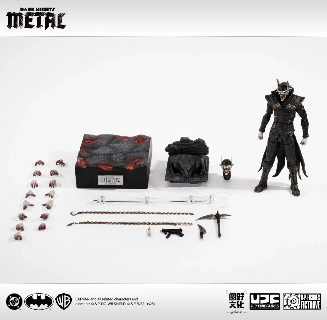 مجموعة شخصيات الحركة U-P-Finegures The Batman Who Laughs 1/12 Dark Night Metac Supervillain Dc أنيمي تمثال نموذج مجموعة ألعاب #6