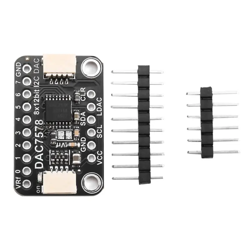 DAC7578 Module Module STEMMA QT/Qwiic 3V -  5V 12-Bit High-Precision Digital-To-Analog Conversion 30Mmx17.8Mmx5mm