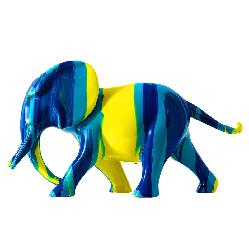 

Nordic art elephant light luxury creative living room wine cabinet desktop home decoration