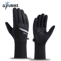 GTUBIKE Winter Waterproof Cycling Gloves Outdoor Sports Running Motorcycle Ski Touch Screen Gloves Non-slip Warm Full Fingers